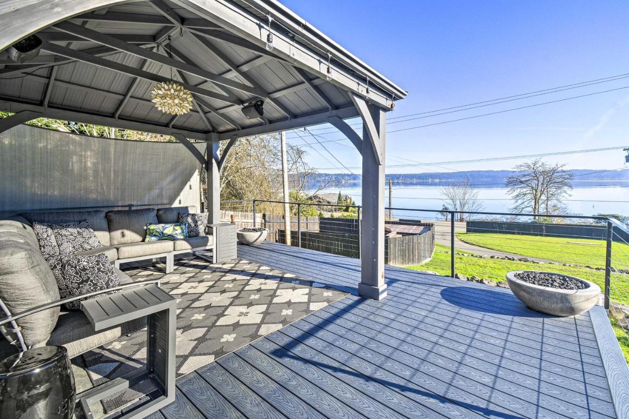 Puget Sound Cabin With Hot Tub And Water Views! Bremerton Ngoại thất bức ảnh